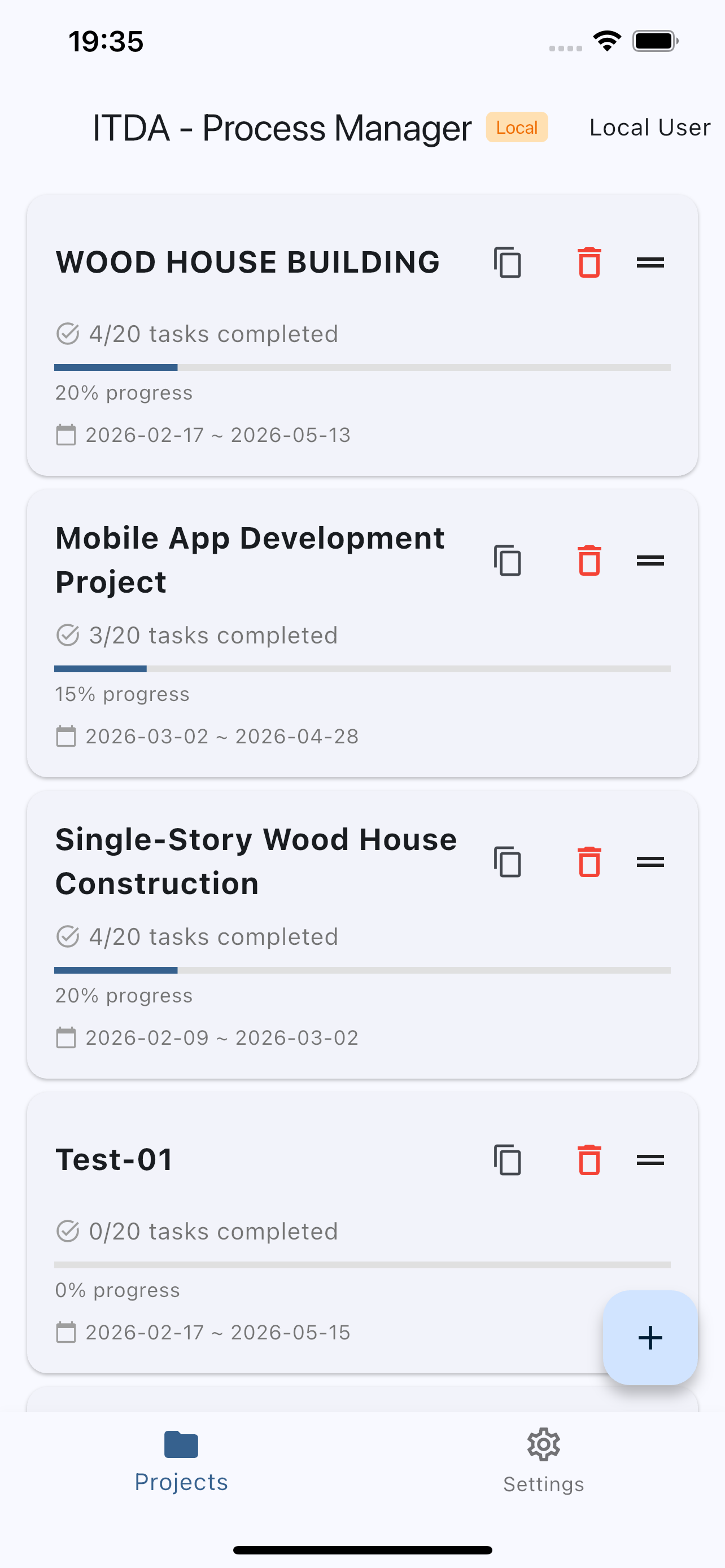 Project List